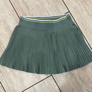Lululemon Varsity High Rise Tennis Skirt with Striped Waistband